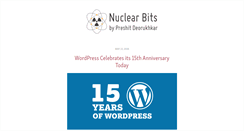 Desktop Screenshot of nuclearbits.com